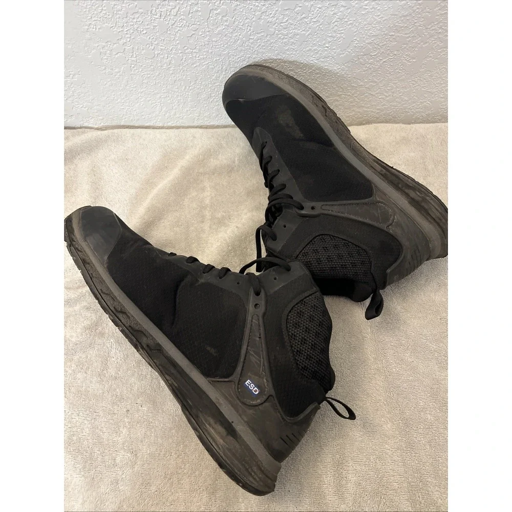 Timberland PRO COMPOSITE TOE Size 15W Wide Athletic SHOE Mid‎ Black A1S5M Men's